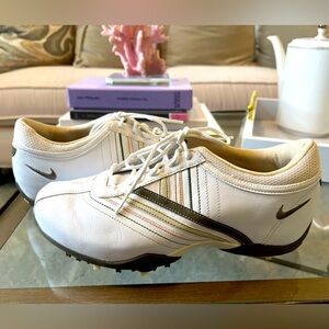 Women’s Nike White Leather Golf Shoes 7.5